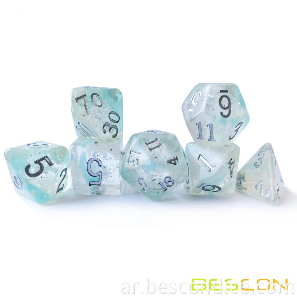 Custom Colored Nebula Dice 1